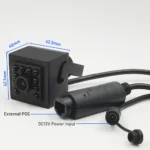 5MP Mini POE IP Camera – Invisible 940nm Infrared Night Vision, Vandal-Proof, One-Way Audio, IP66 Waterproof