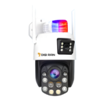   6MP Bullet + PTZ Linkage Camera – 36X Optical Zoom, AI Smart Detection, Two-Way Audio, and Night Vision