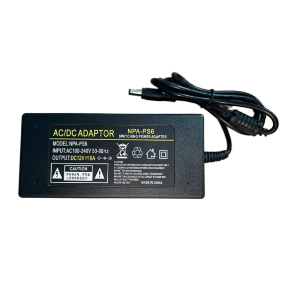 High-Capacity 12V DC Power Adapters for CCTV Systems – 2A, 3A, 5A, 6A ...