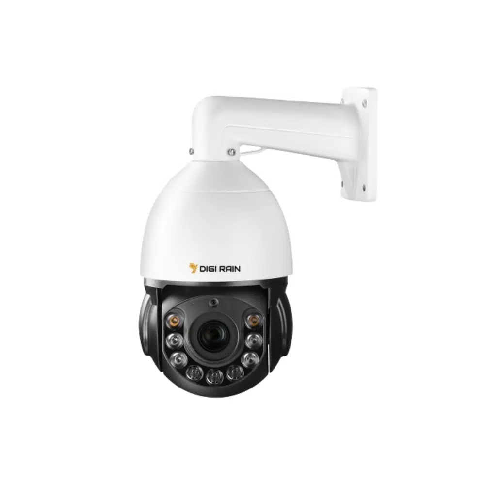 4K 8MP PTZ Dome Camera – 20X Optical Zoom, 360° Rotation, Two-Way Audio, Night Vision, IP66 Waterproof - Image 2