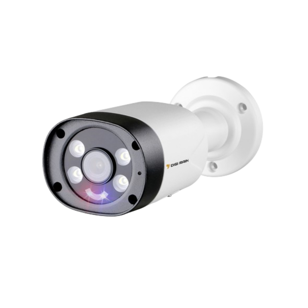 4MP Bullet Camera – Dual Light Source, Two-Way Audio, Face Detection, IP67 Waterproof, Night Vision, Alarm Function
