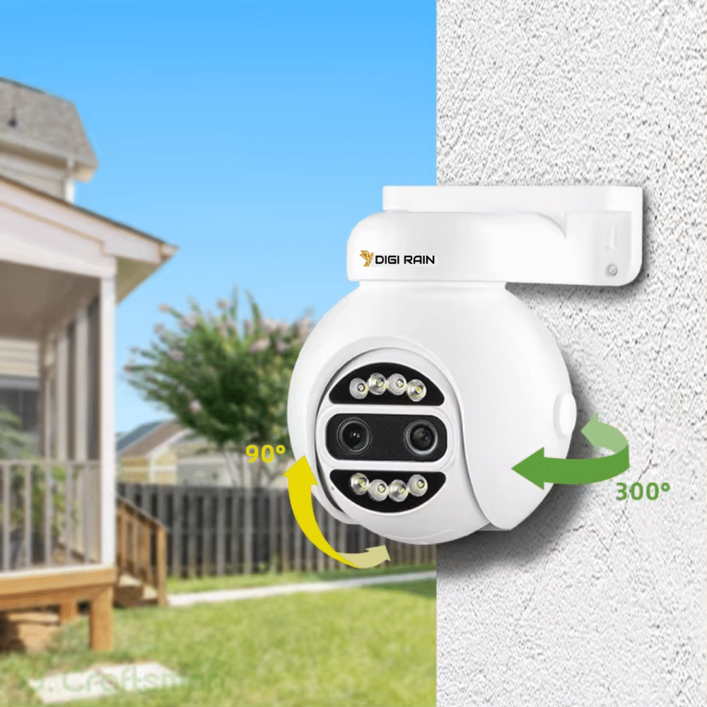 4MP PTZ Dome Camera – 8X Hybrid Zoom, Dual Light, Two-Way Audio, Face Detection, IP66 Waterproof, Night Vision - Image 7